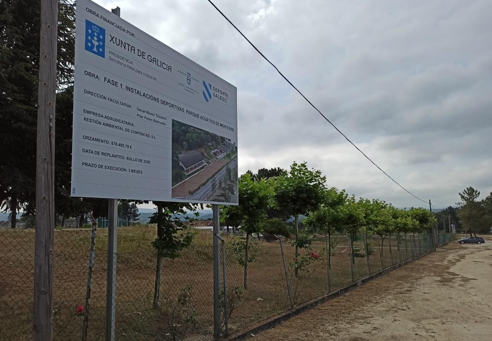 Xunta y Diputación financia el proyecto, que arranca su primera fase con la zona deportiva.
