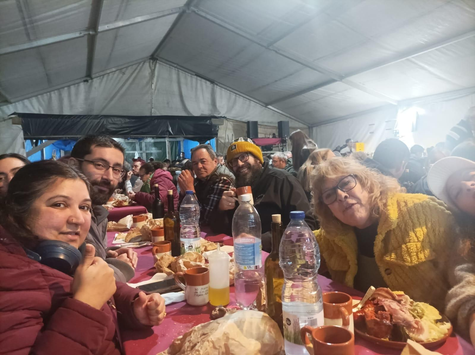 Galería | Cocido para combatir la borrasca Ingrid en Piñeiro