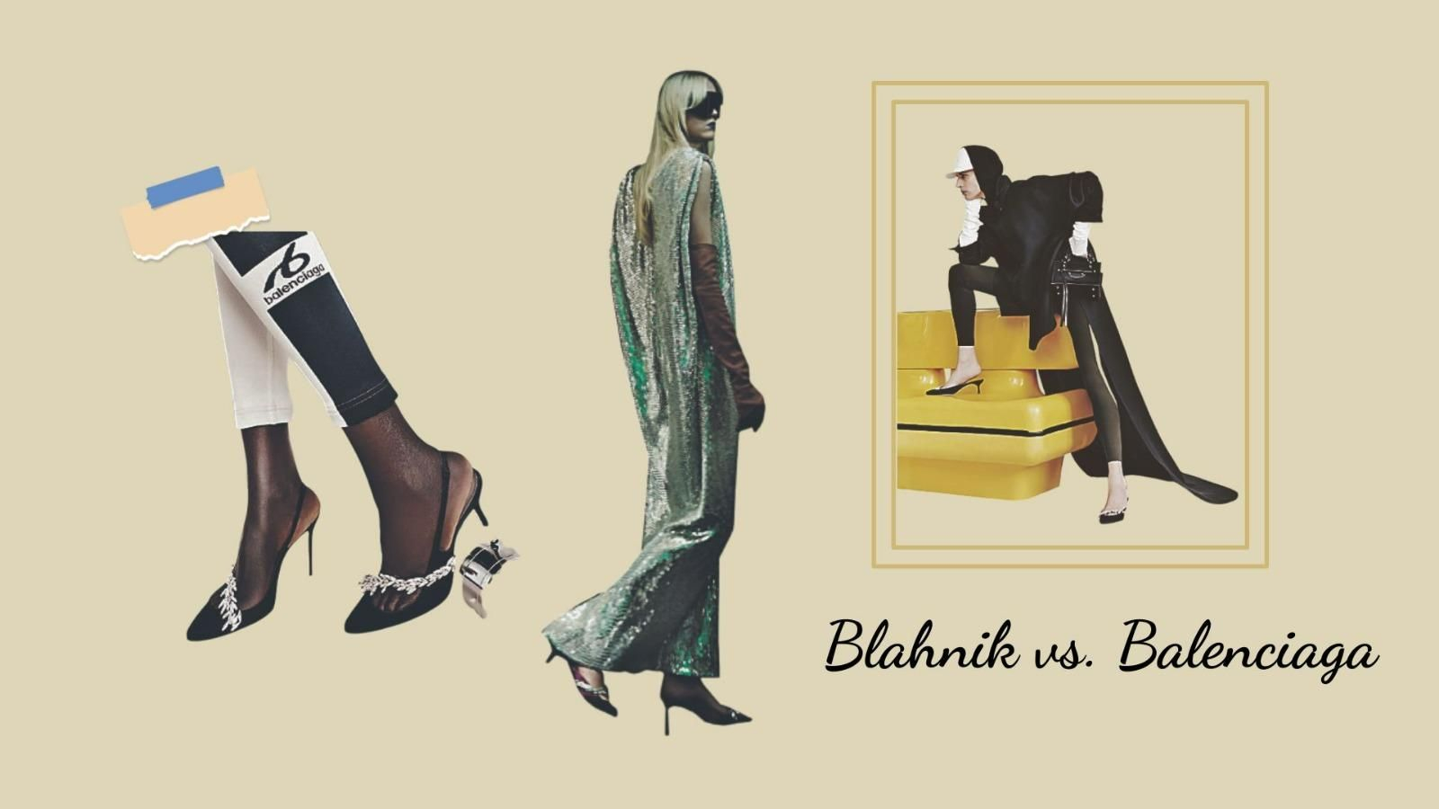 Balenciaga y Manolo Blahnik presentan su primera colaboración en calzado de lujo