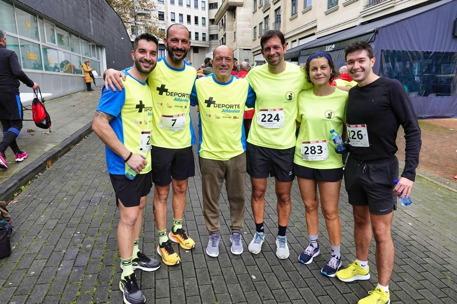 Participantes en la Vigo+11 en Coia.