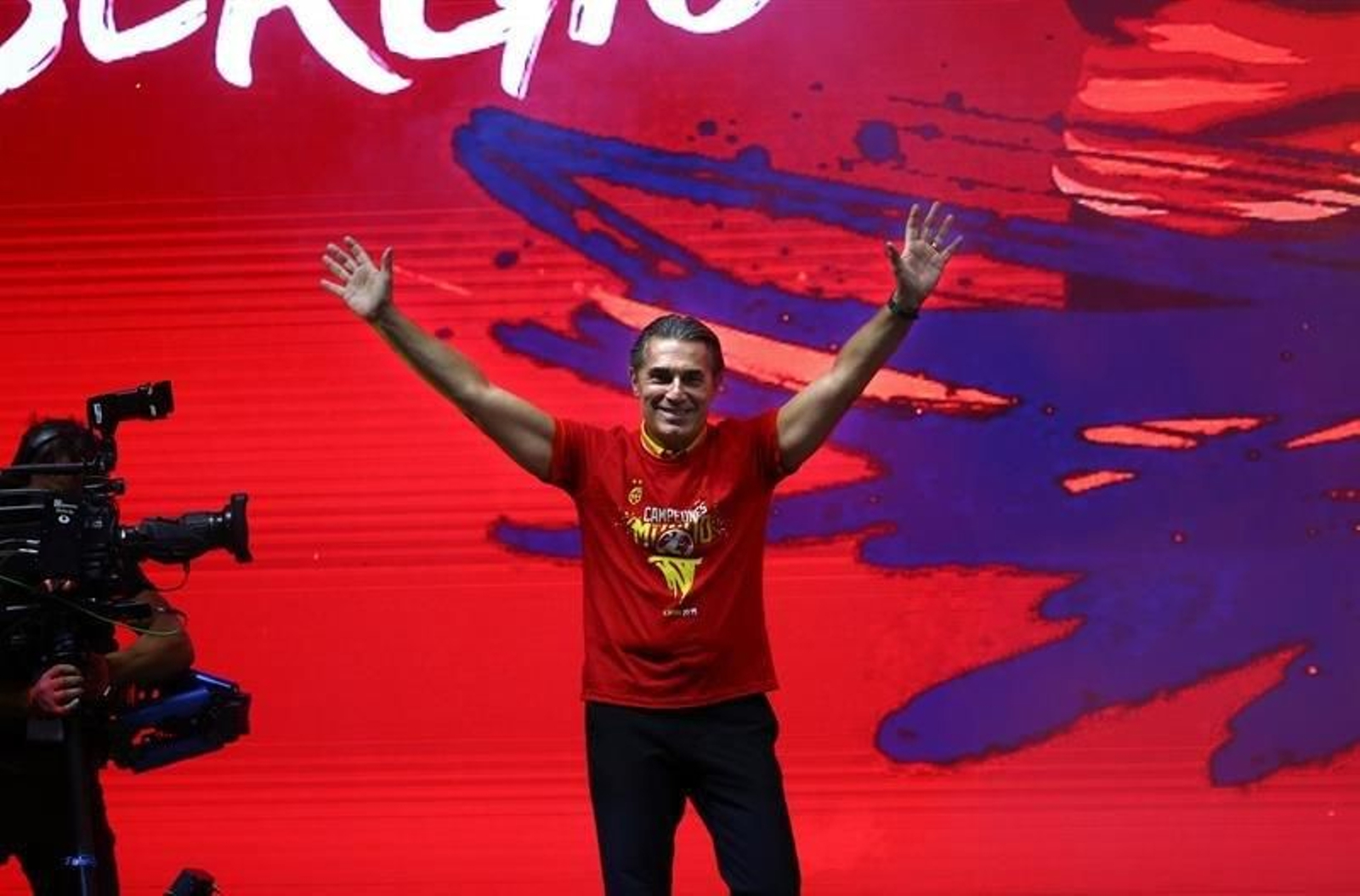 La celebración de la selección Española por el Mundial de Baloncesto