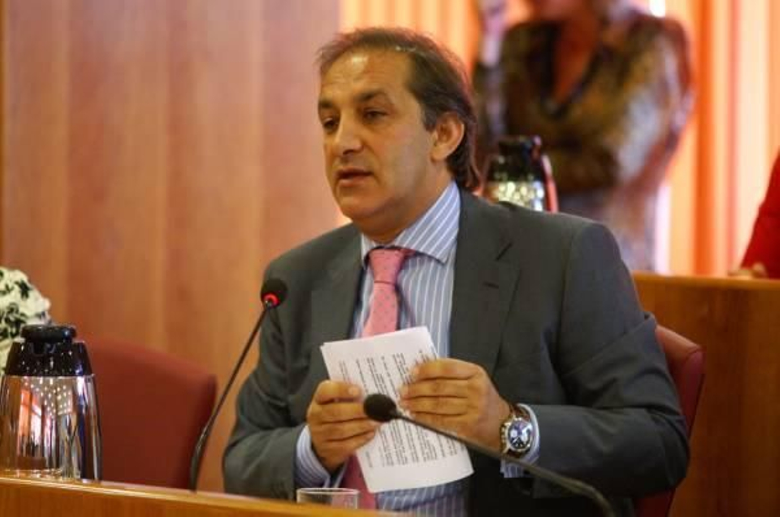 El portavoz del grupo municipal del PP, Chema Figueroa.