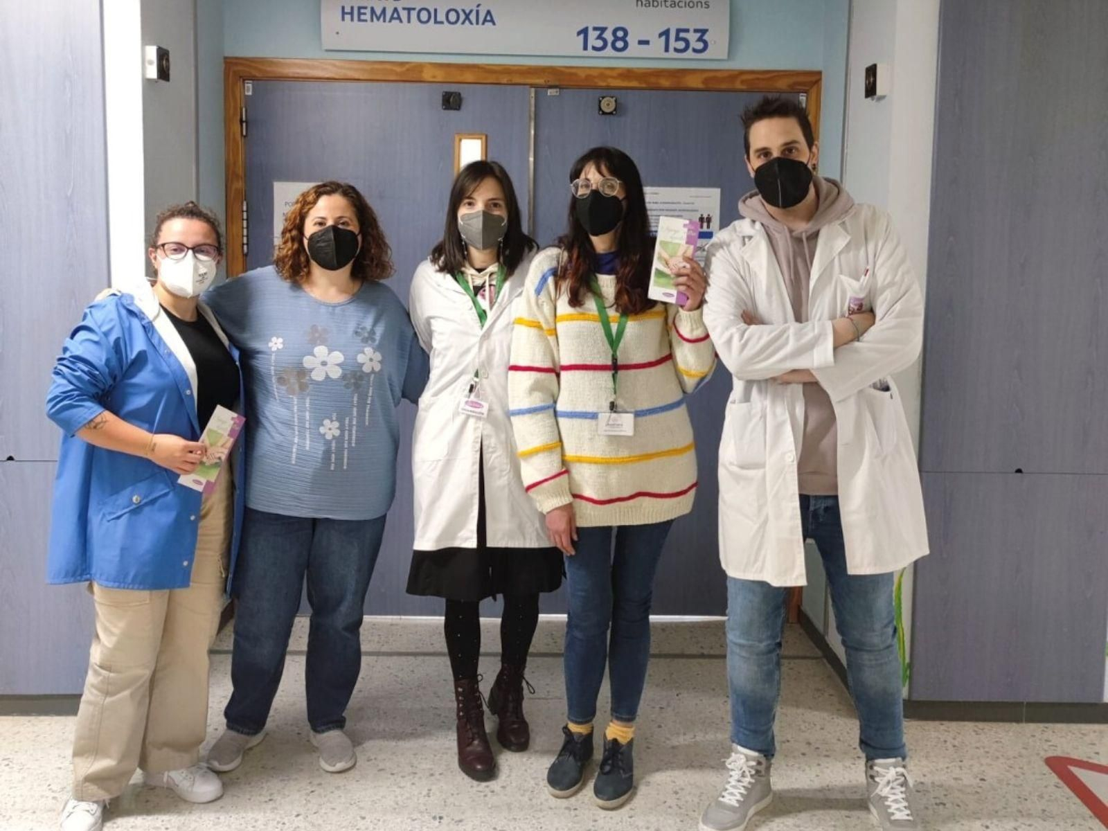 Un grupo de voluntarios de la asociación Asotrame.