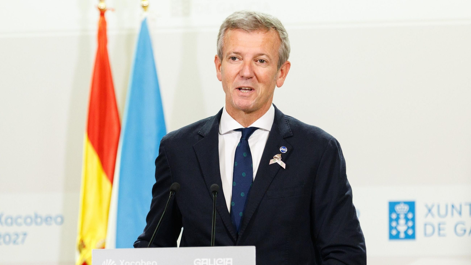 El presidente gallego, Alfonso Rueda.