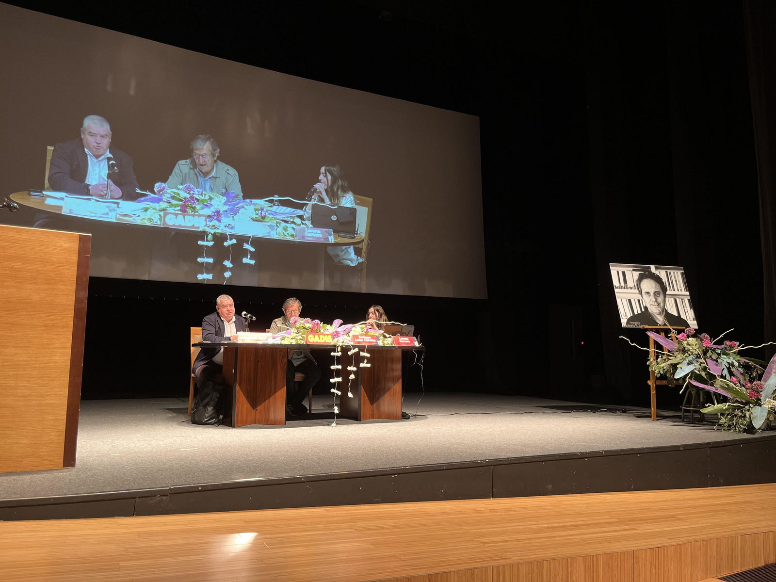 Imagen de las IV Xornadas de Novela Negra de Verín. (Foto: C.C.).