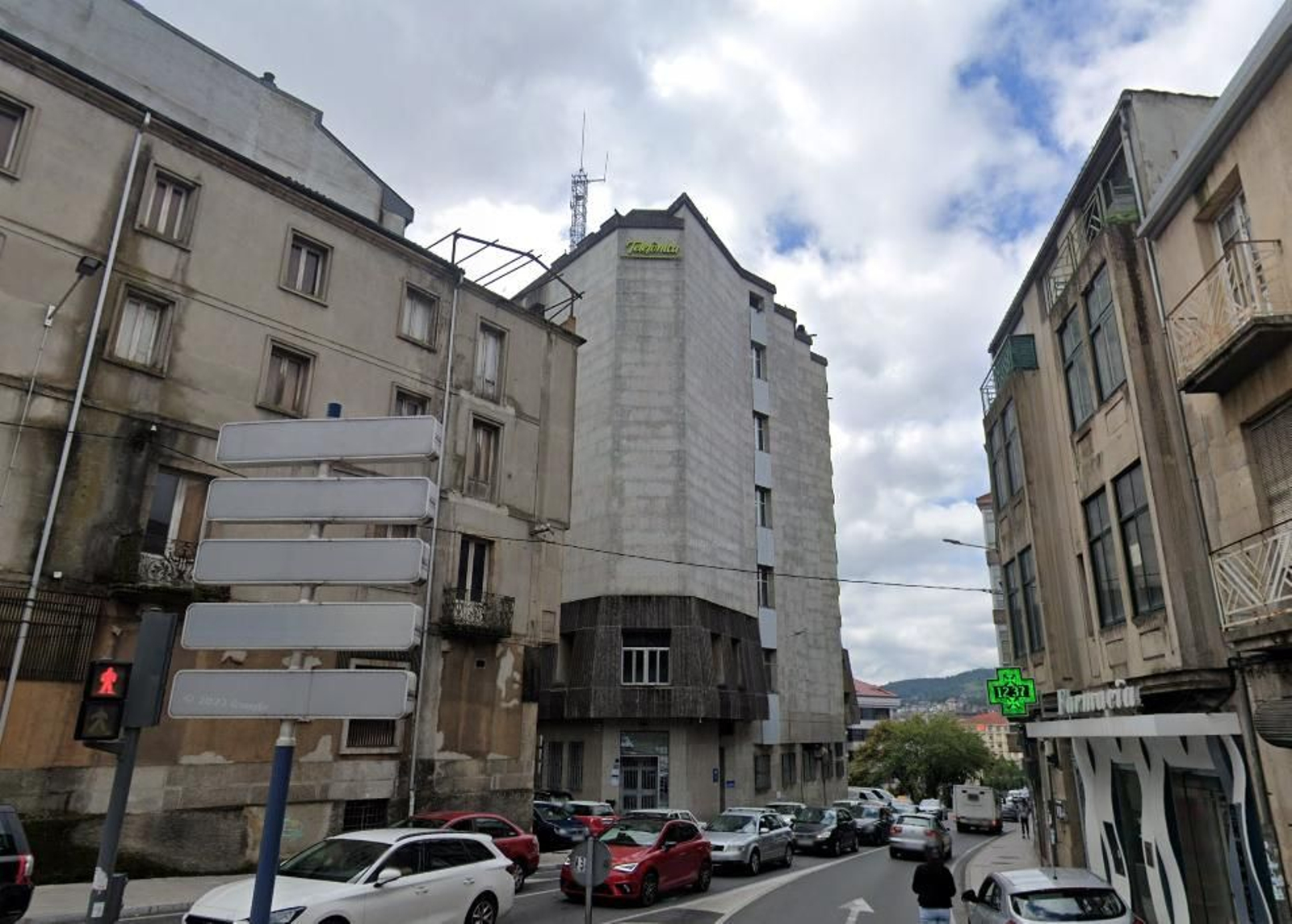 El lugar en el que se produjo el accidente.