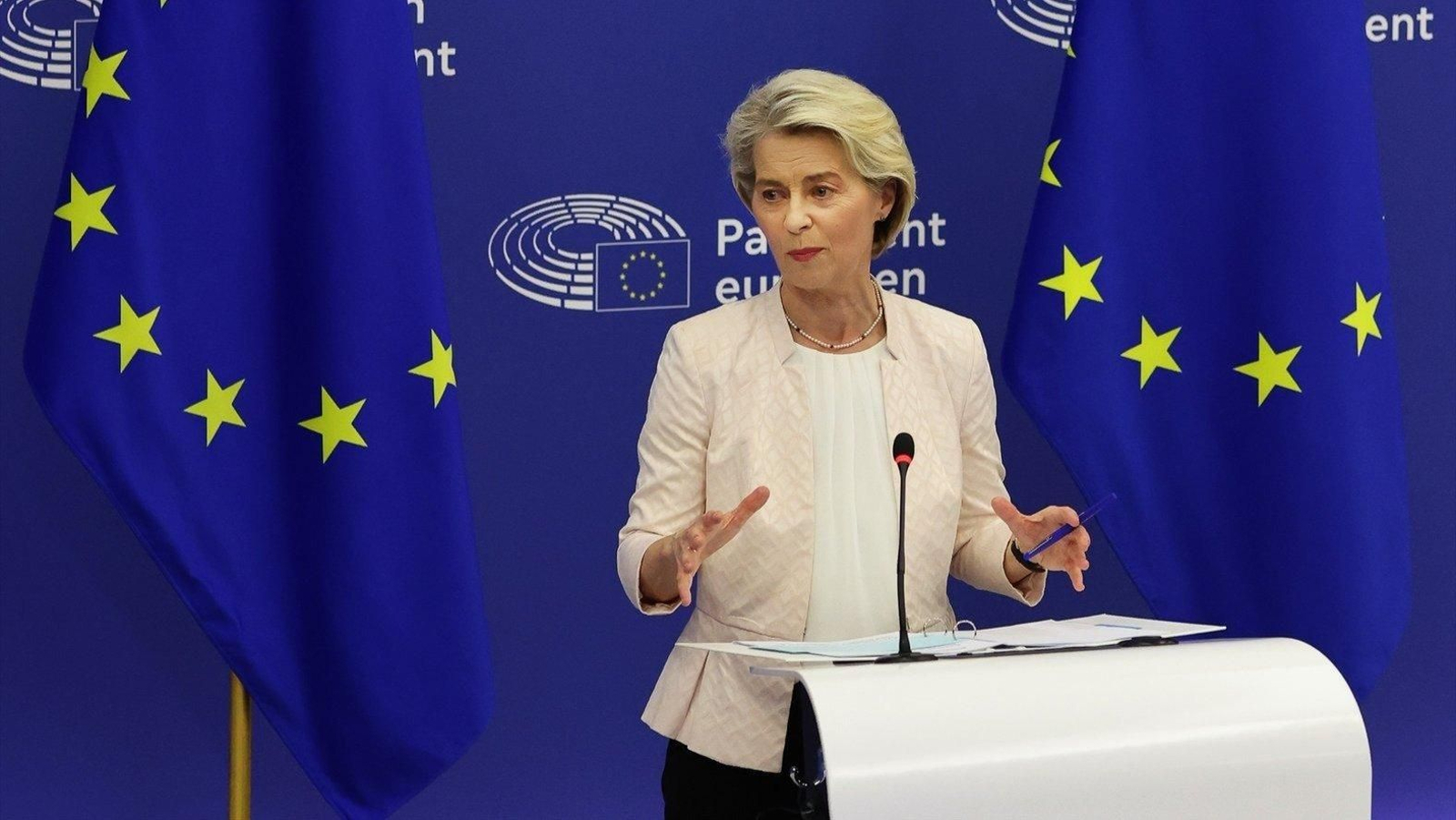 Ursula von der Leyen es reelegida como presidenta de la Comisión Europea. // EP