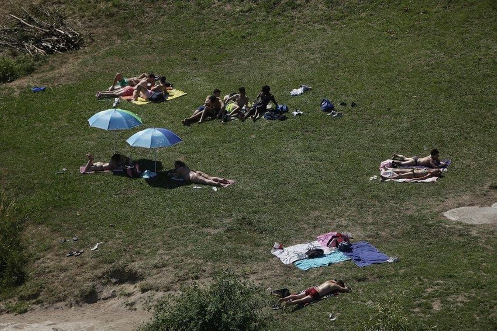 Ourense supera los 38 grados en un día en el que de nuevo marca la máxima gallega // Miguel Ángel