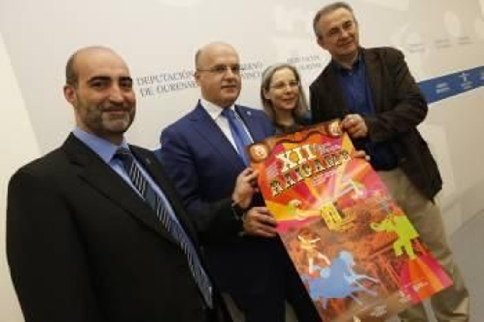 José Luis Ferro, Manuel Baltar, Mariló Fernández Senra e Xosé Manuel Cid.  (Foto: XESÚS FARIÑAS)