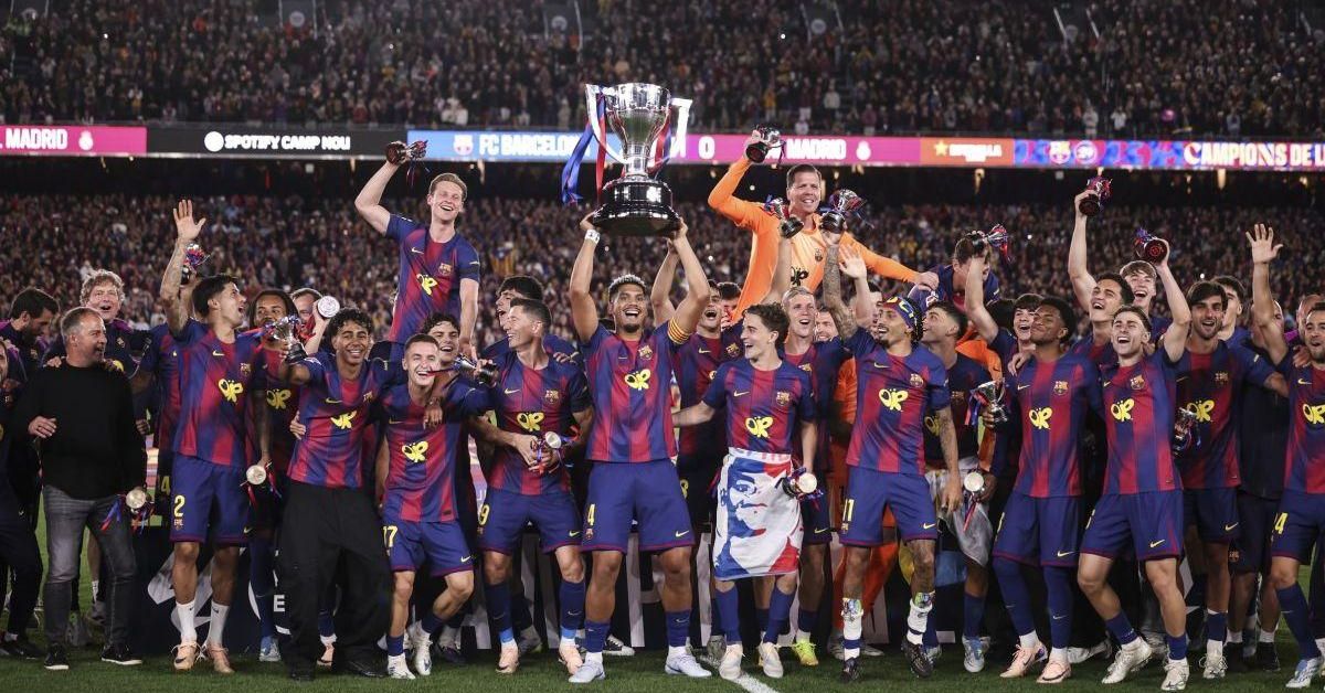 El FC Barcelona gana al Real Madrid y conquista La Liga (2-0)