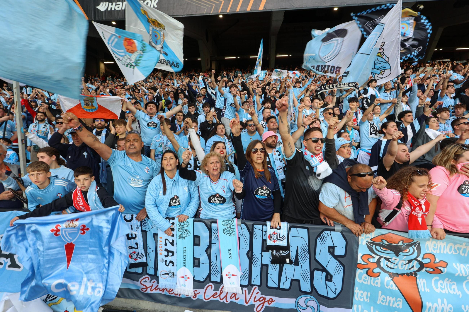 Galería | La goleada del Friburgo puso fin al sueño europeo del Celta