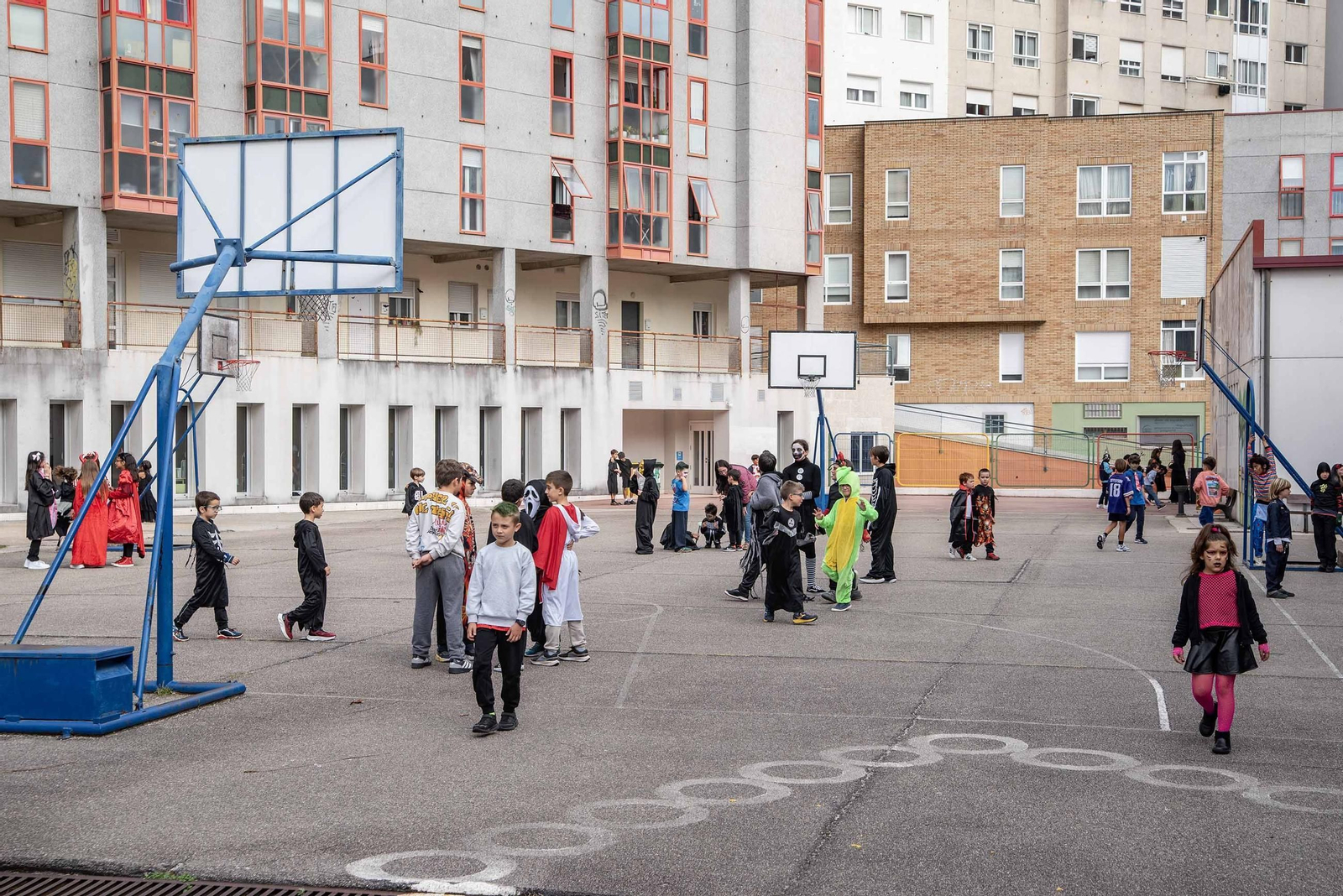 Galería | Samaín y magosto se juntan en la celebración festiva del CEIP Pintor Laxeiro de Vigo