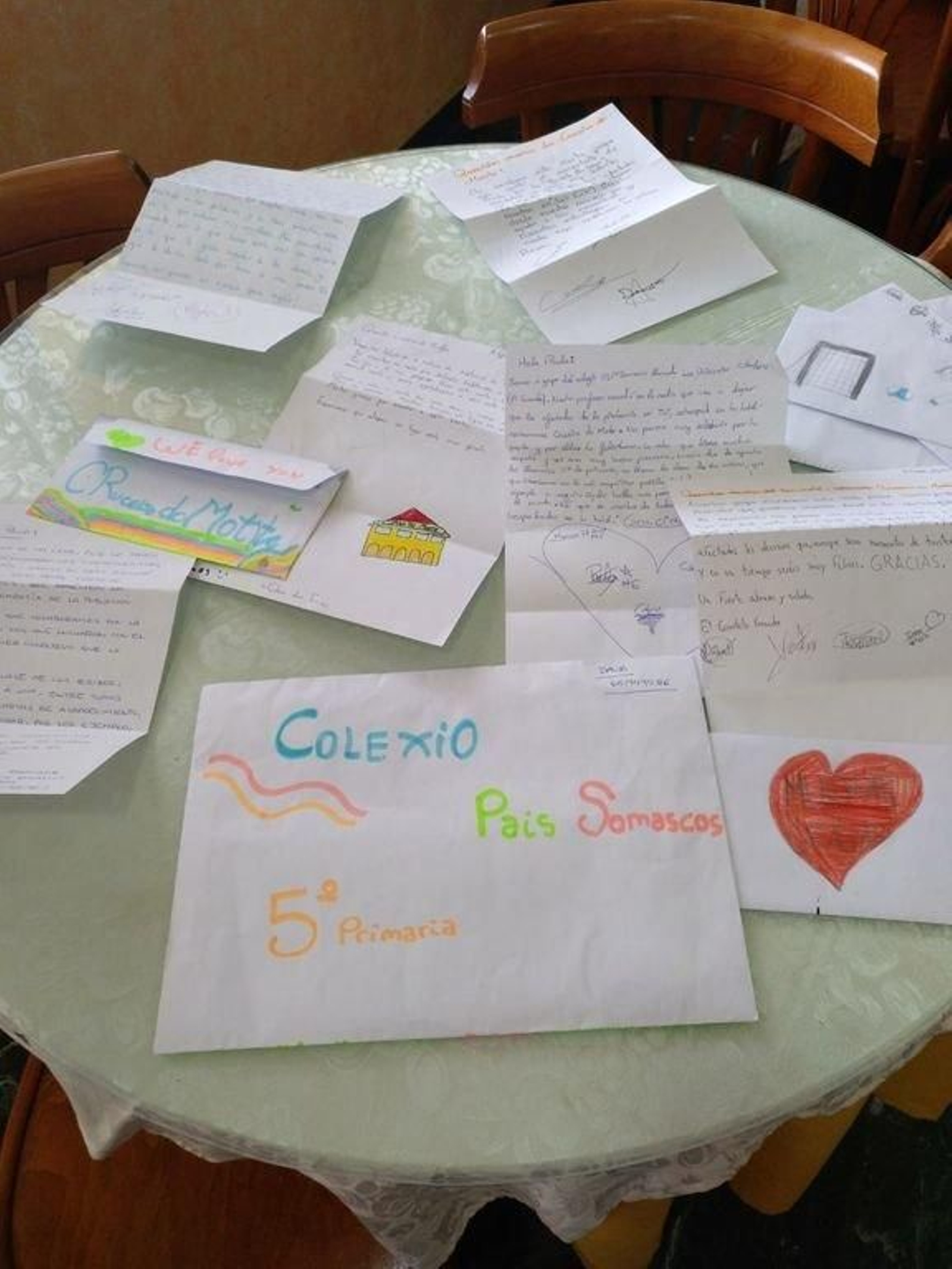 Cartas de gracias al hotel