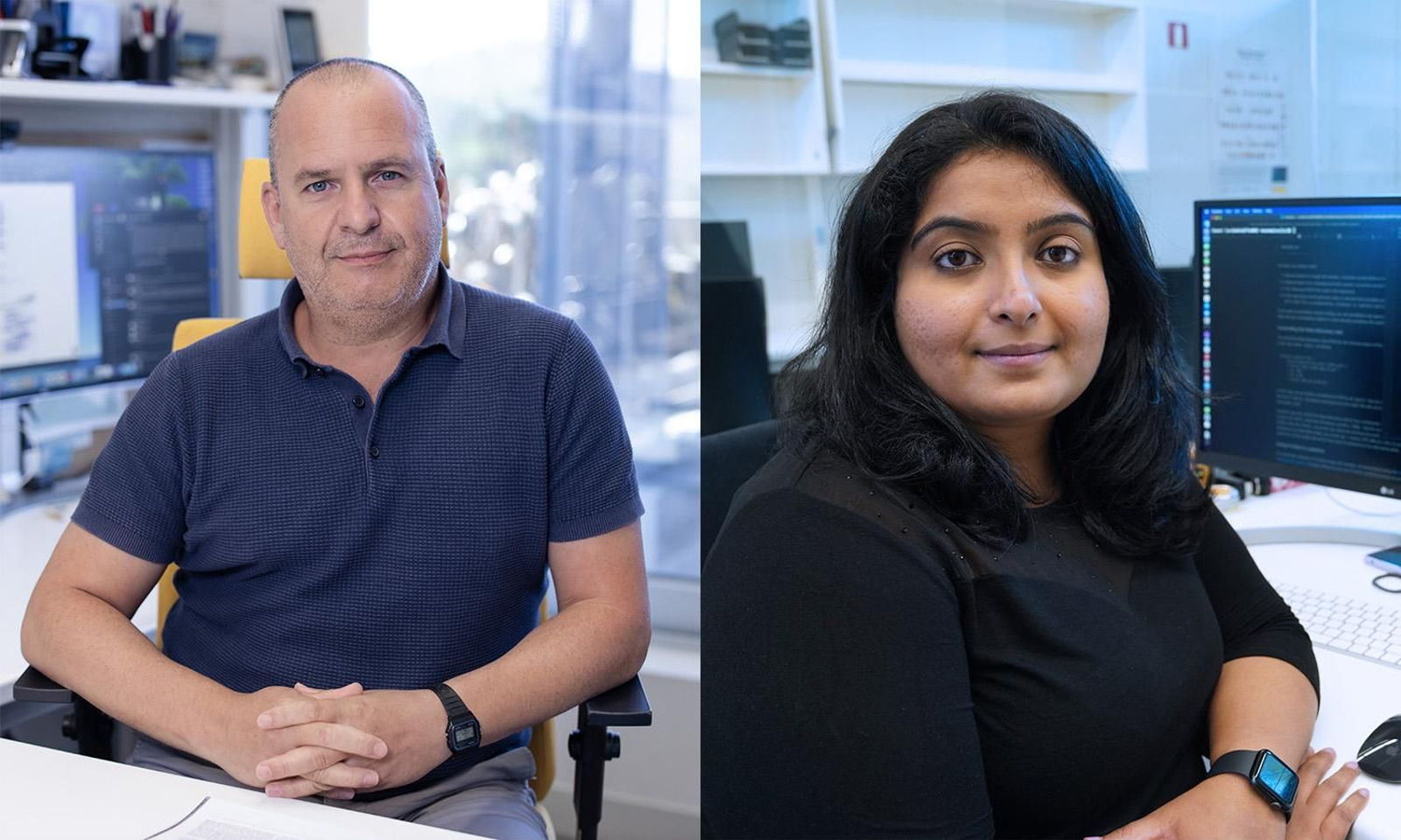 David Posada y Mónica Valecha son dos de los autores de este estudio. // Universidad de Vigo