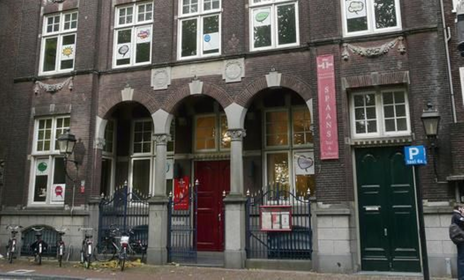 Parte de la fachada del Instituto Cervantes de Utrech