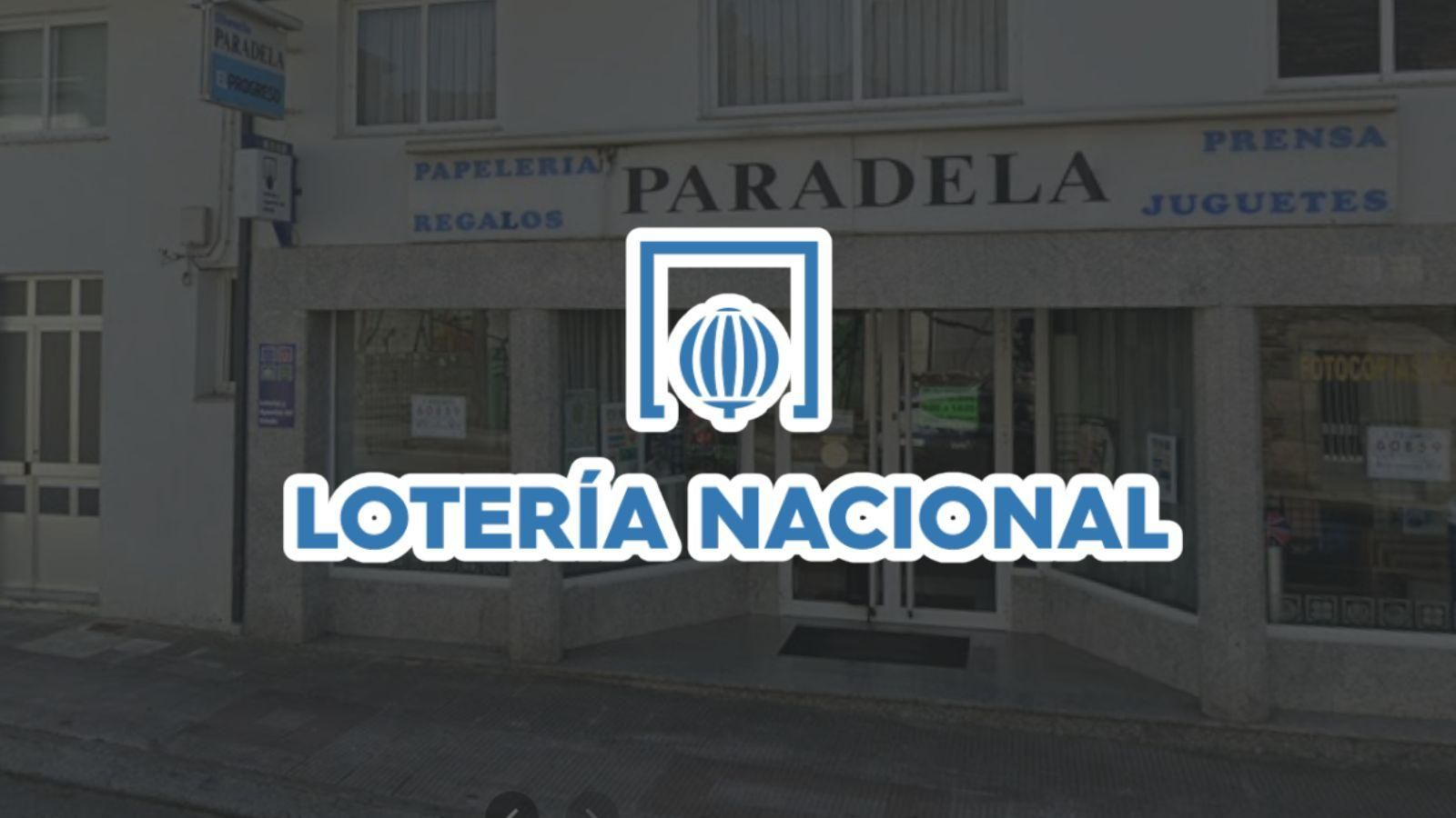 La Librería Paradela, donde se vendió el boleto de la Lotería Nacional premiado