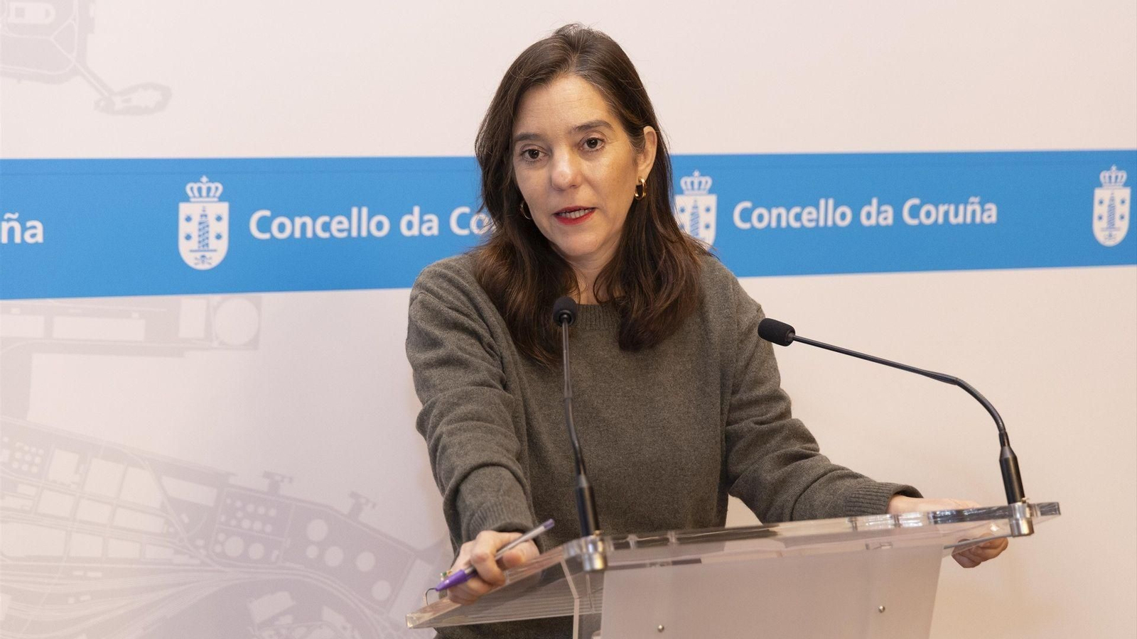 La alcaldesa de A Coruña, Inés Rey.