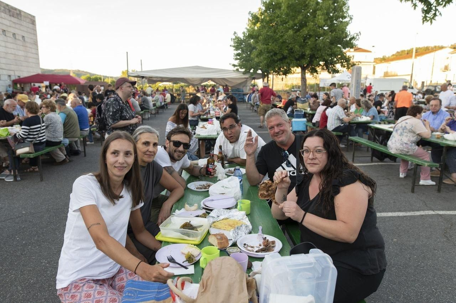 Vane, Portal, Iván, Alfredo, Manu y Tere