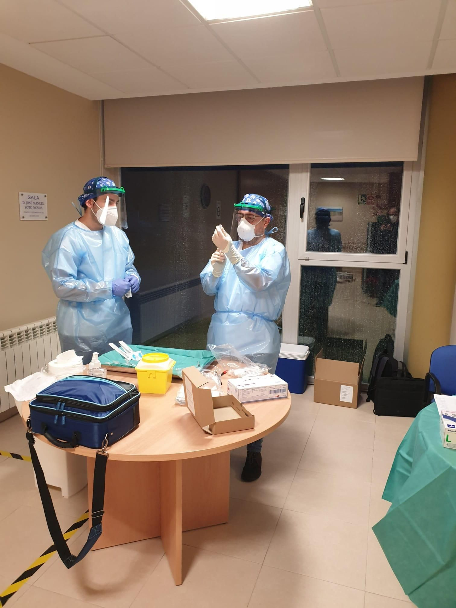 Jornada de vacunación en la residencia Luces do SIl.