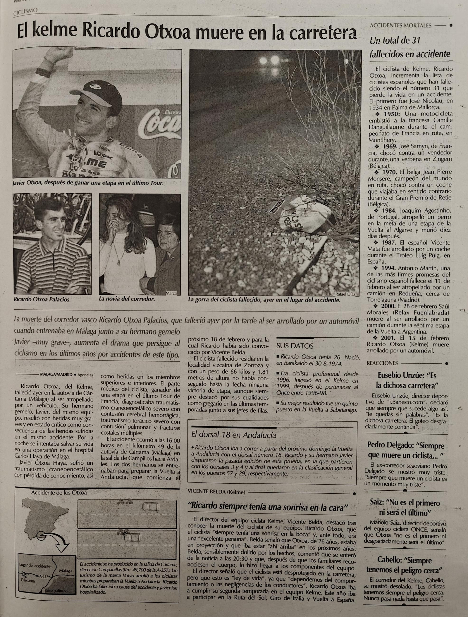 18 de febrero de 2001.