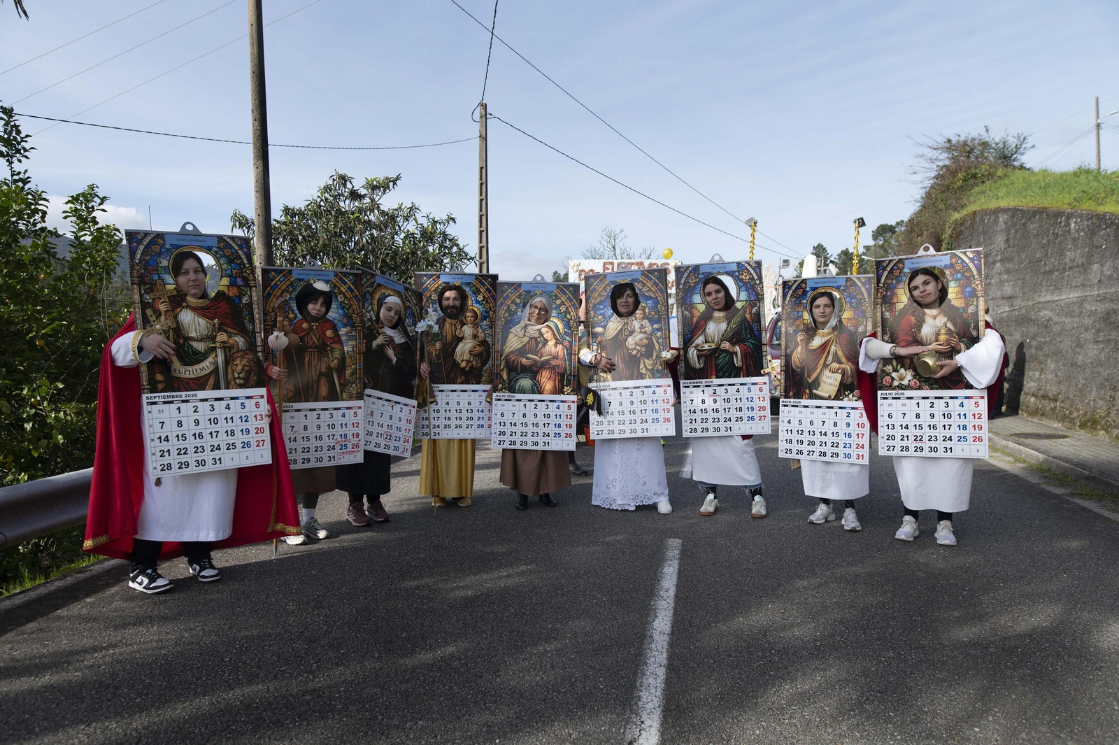 Galería | O Zamaruco dixo adeus ao Entroido en Cortegada o Entroido coas súas comparsas