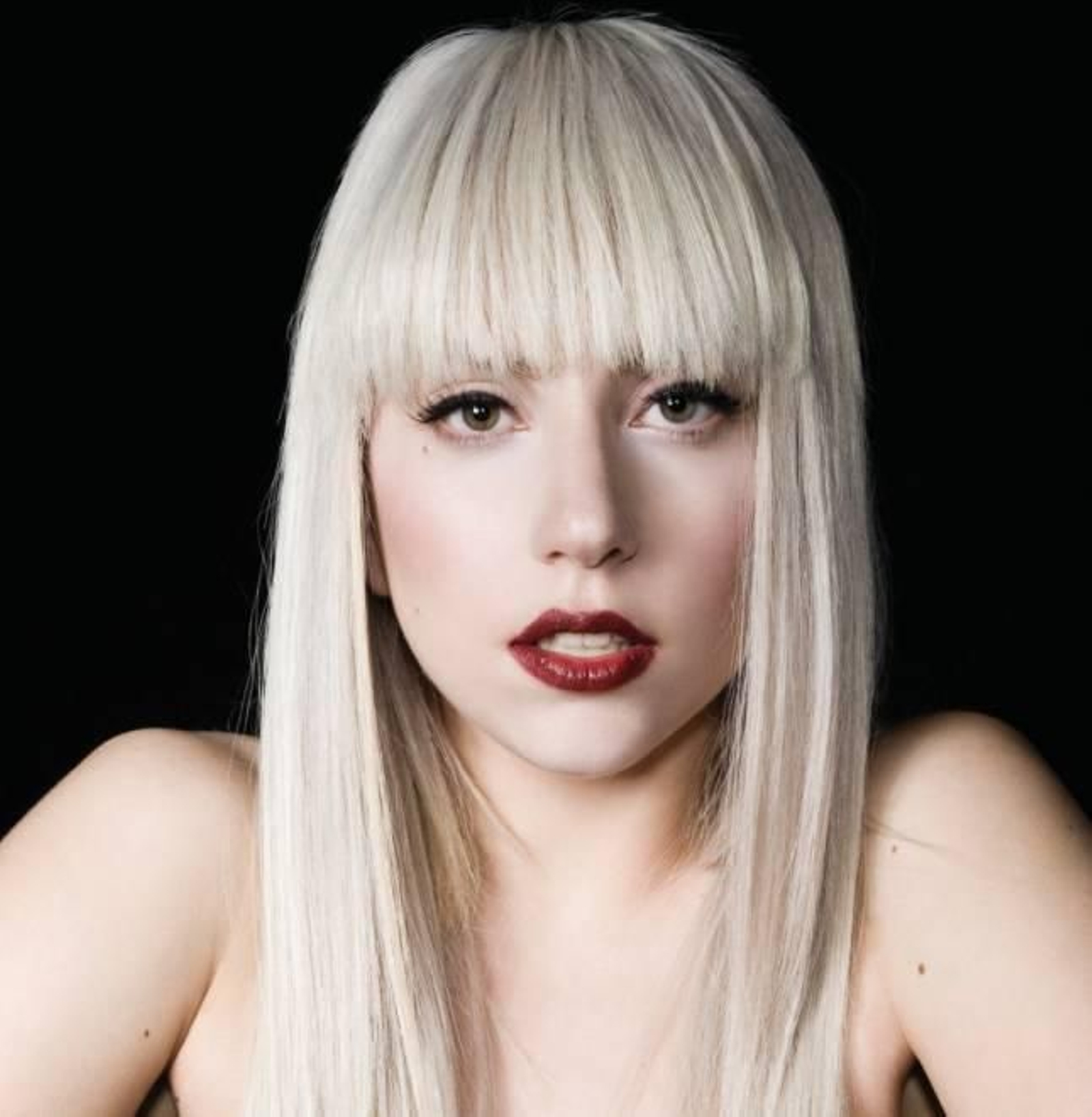 Lady Gaga con maquillaje