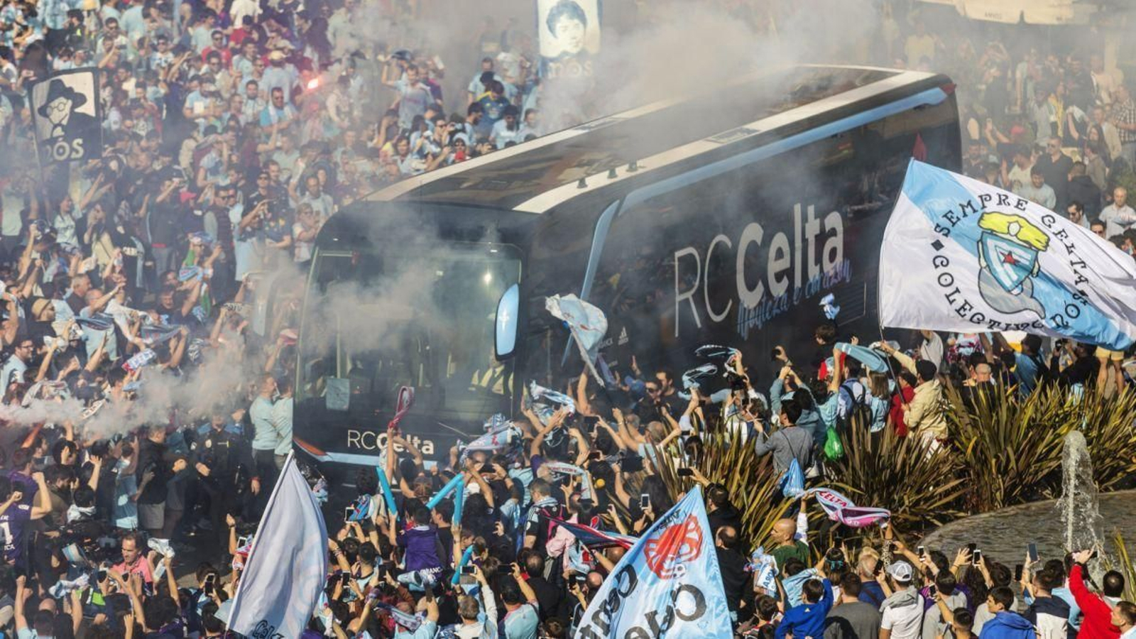 El recibimiento vuelve a la calle Fragoso.