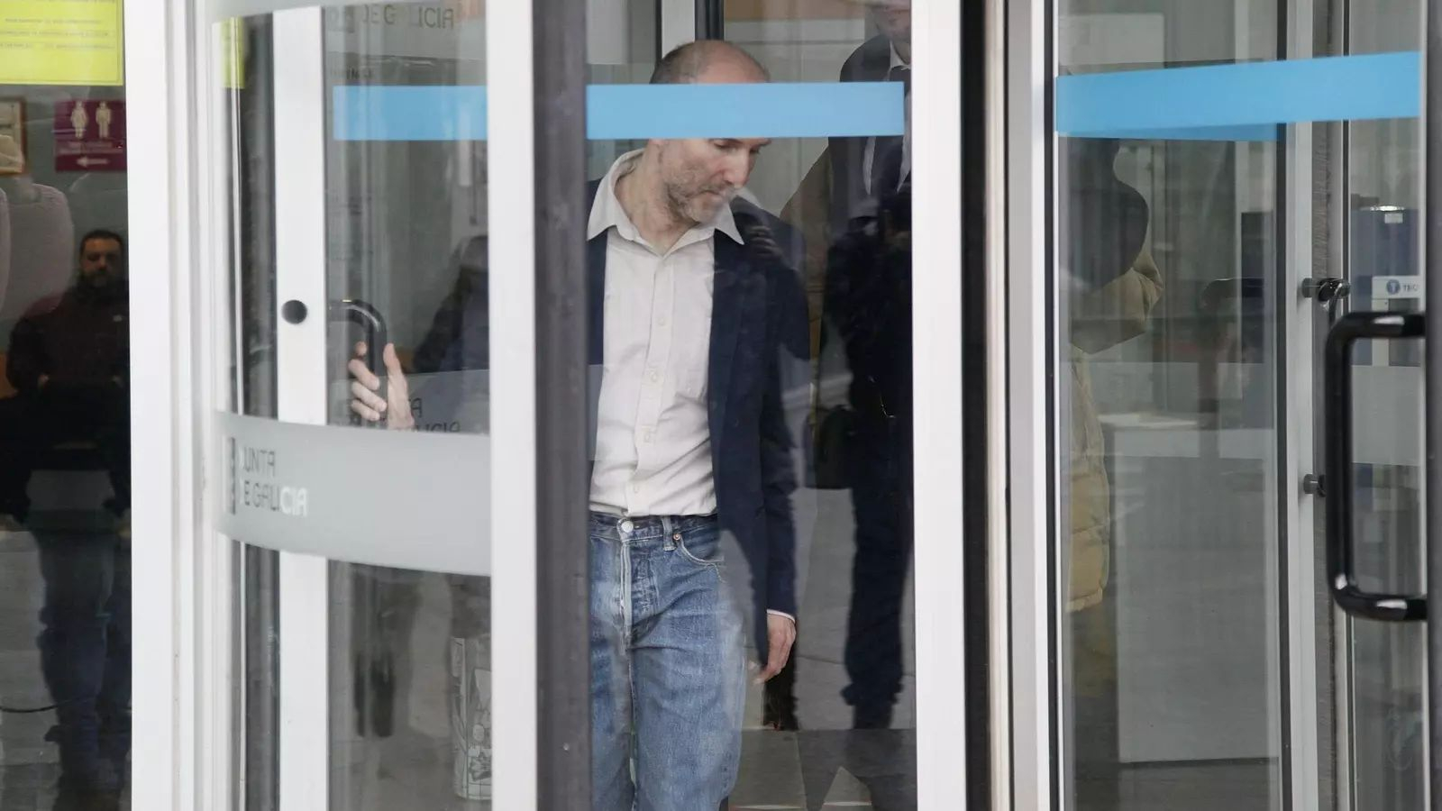 Jácome, saliendo del juzgado.