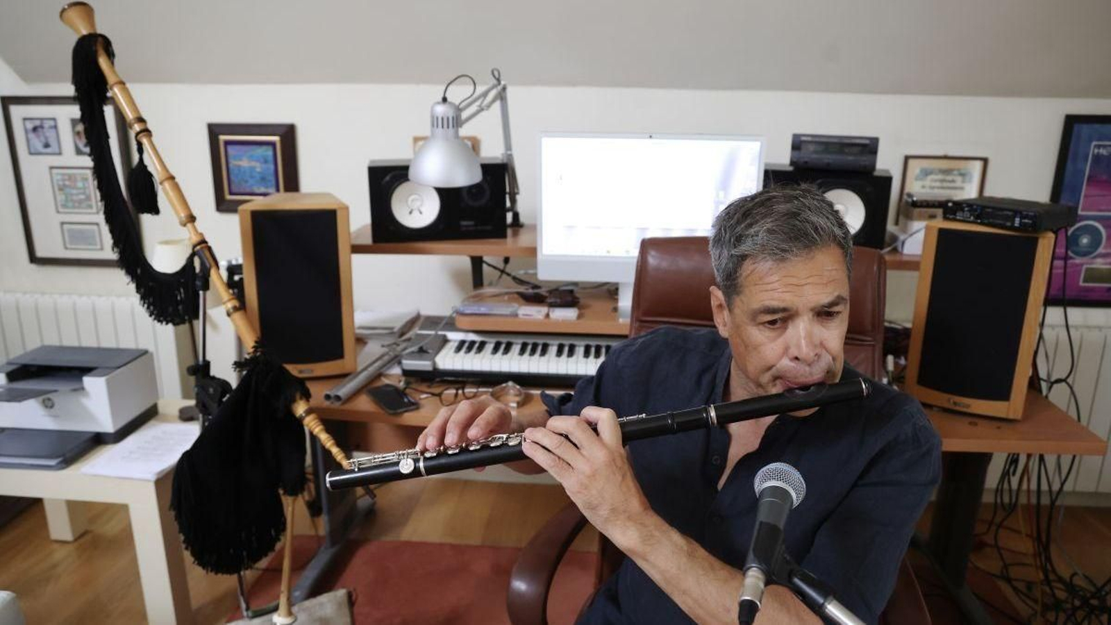 Con gaita electrónica o gaita tradicional, José Ángel Hevia es un gran defensor de la música tradicional.
