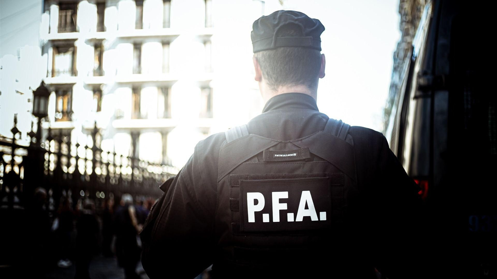 Un agente de la policía en Argentina, en una imagen de archivo.