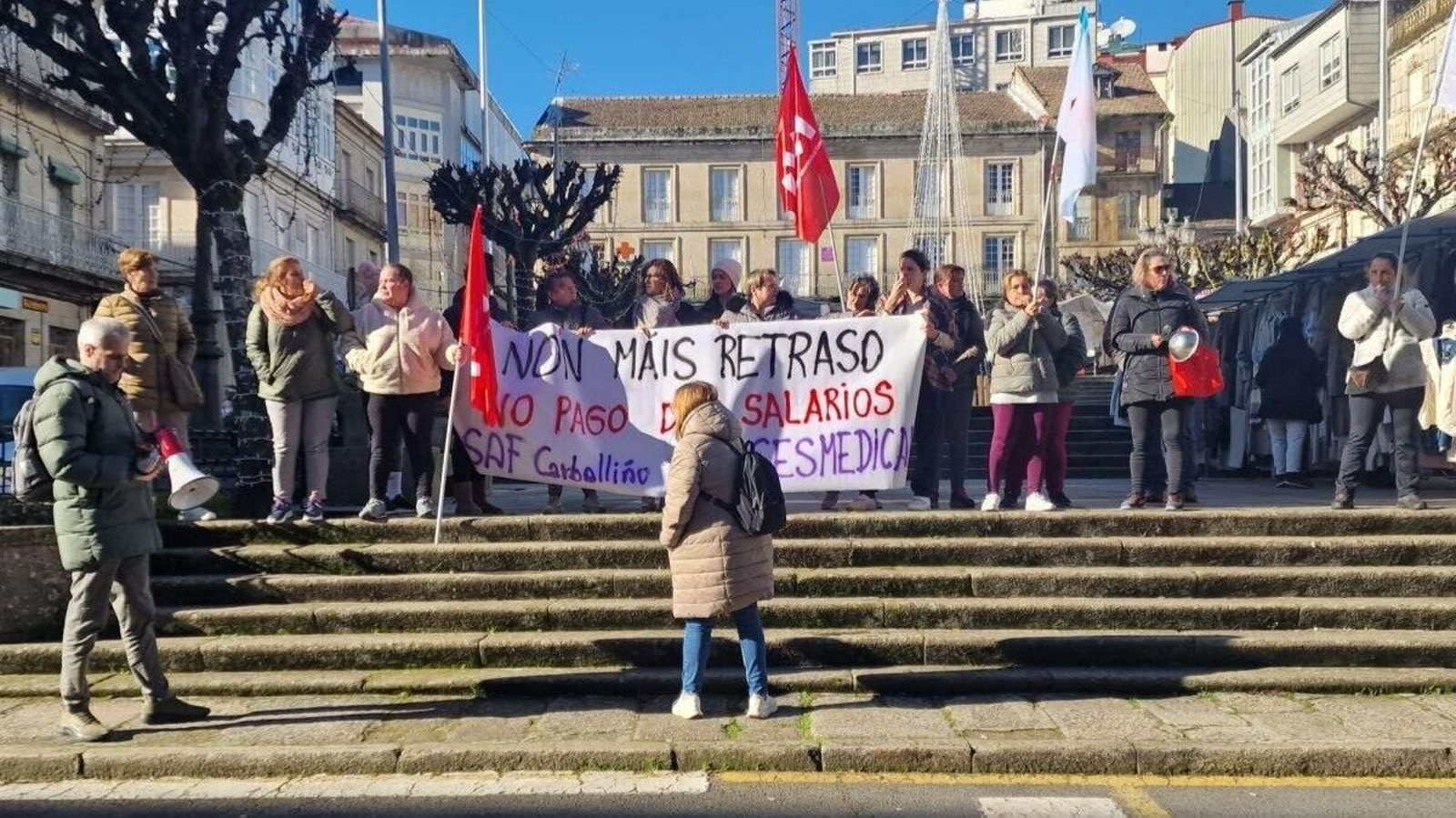 Manifestación de trabajadoras.