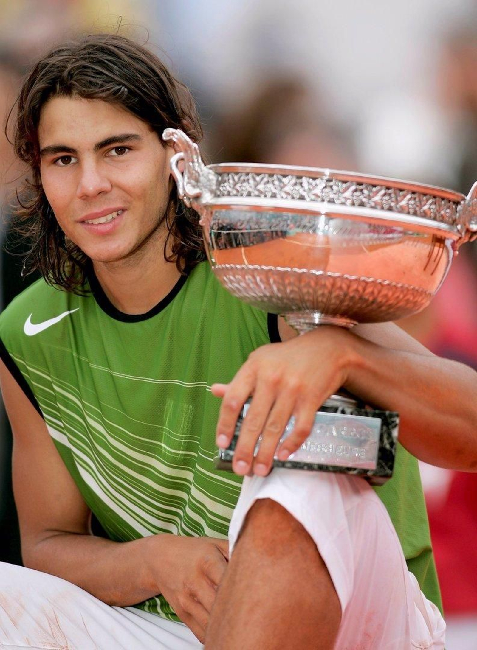 Su primer Roland Garros de los 14 que ganaría. Era el año 2005, cuando ganó a Mariano Puerta con 19 años.