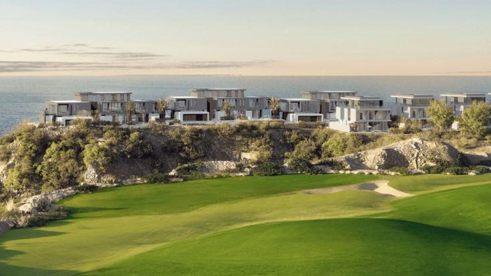 Campo de golf dentro de AIDA, en Omán