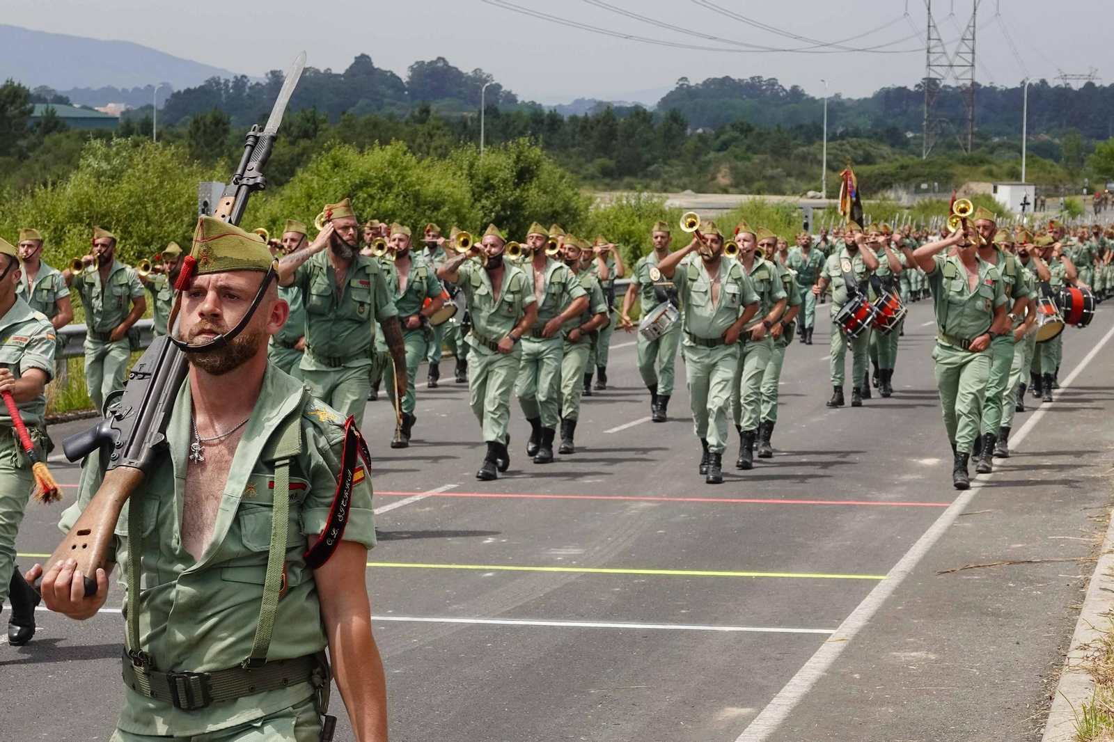 Galería | Ensayos para el acto central del Día de las Fuerzas Armadas en Vigo