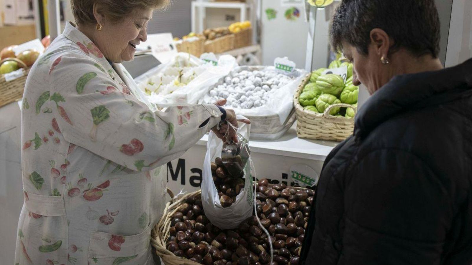 La mayoría de la castaña que se consume en Galicia es en fresco.