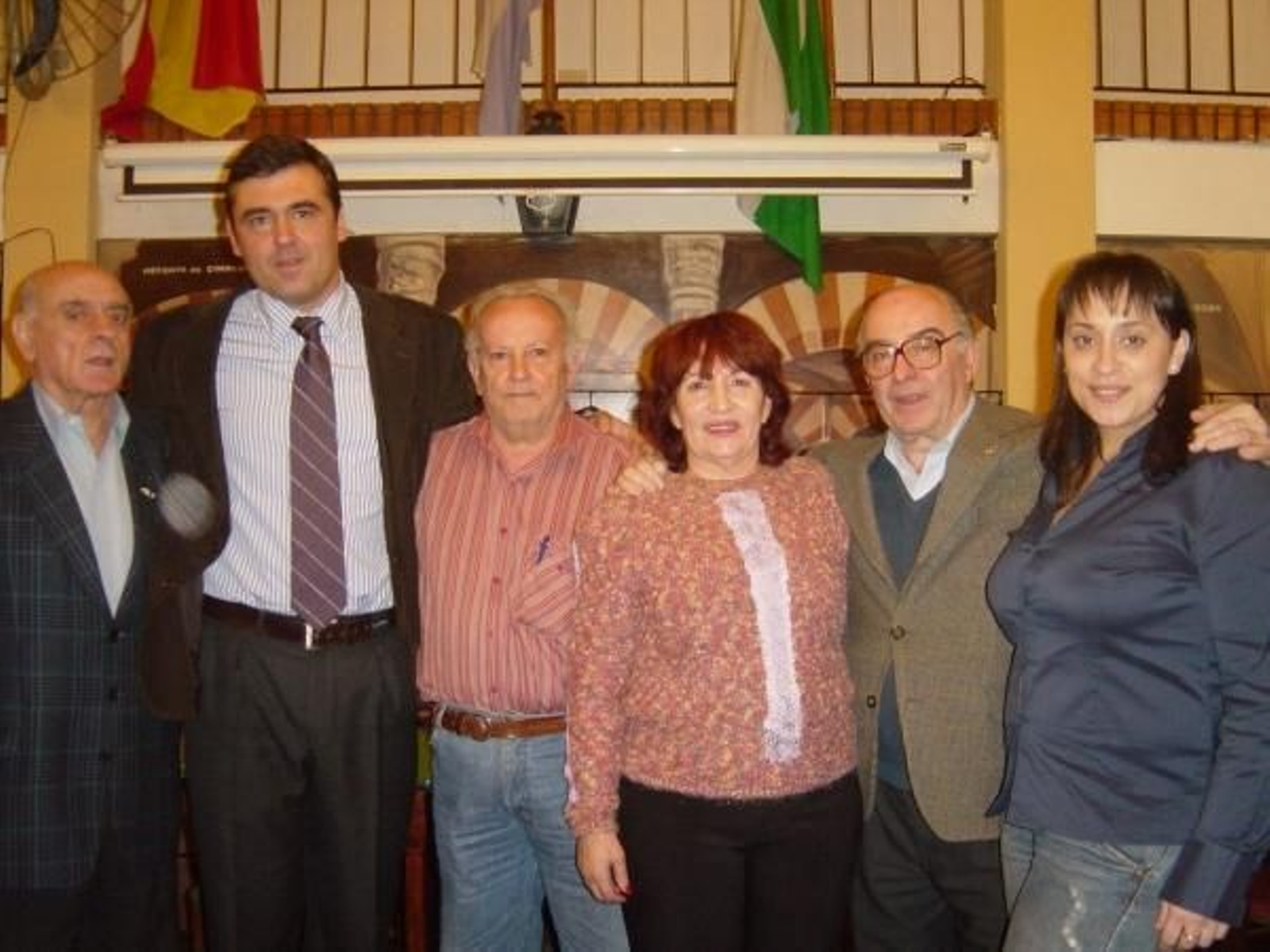 Ricardo Cortés Lastra durante su visita al Rincón Familiar Andaluz de Buenos Aires.