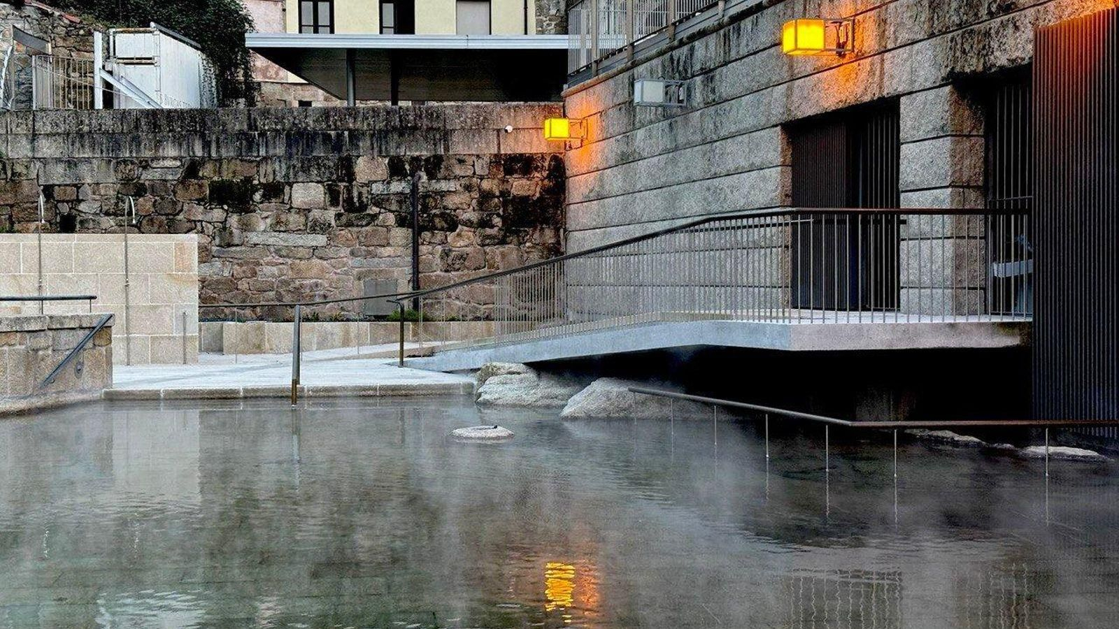 Imagen de archivo de la piscina de As Burgas, entonces abierta al público