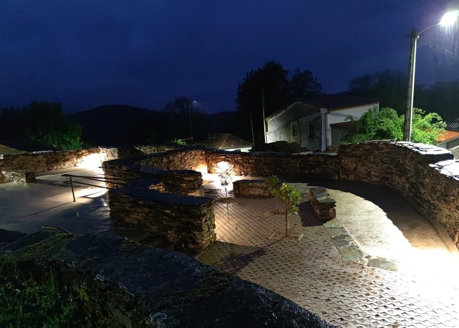 La plaza después de las obras.