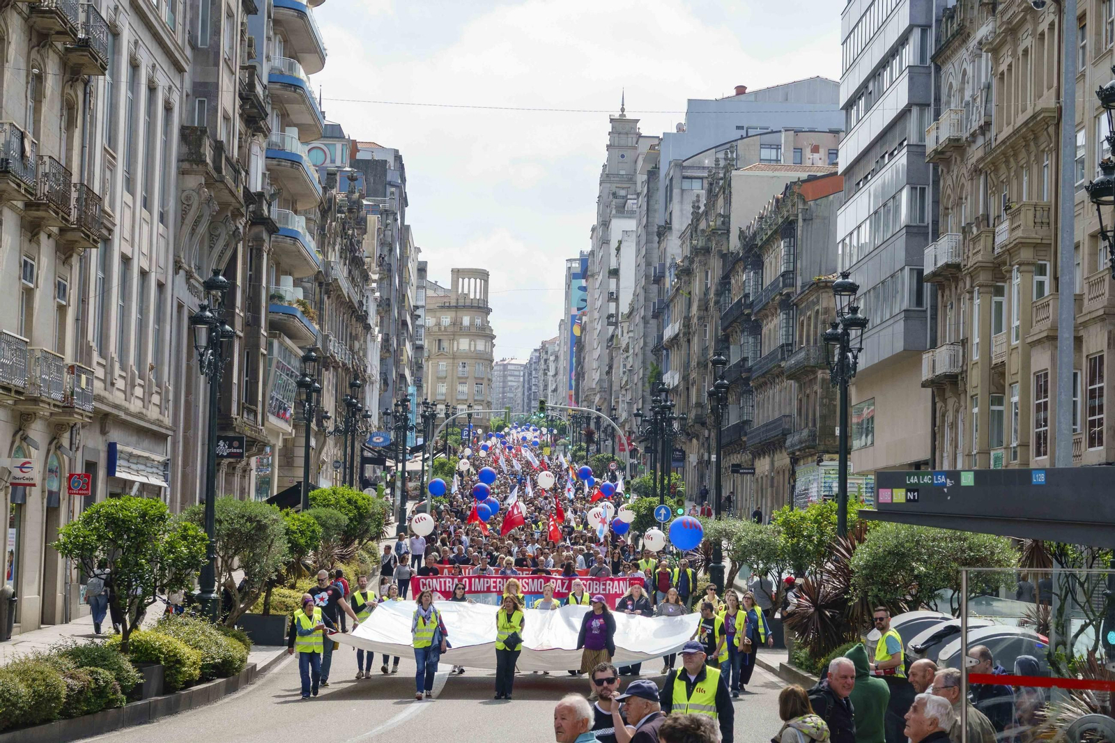 Galería | Jornada de reivindicaciones por el Día del Trabajador en Vigo