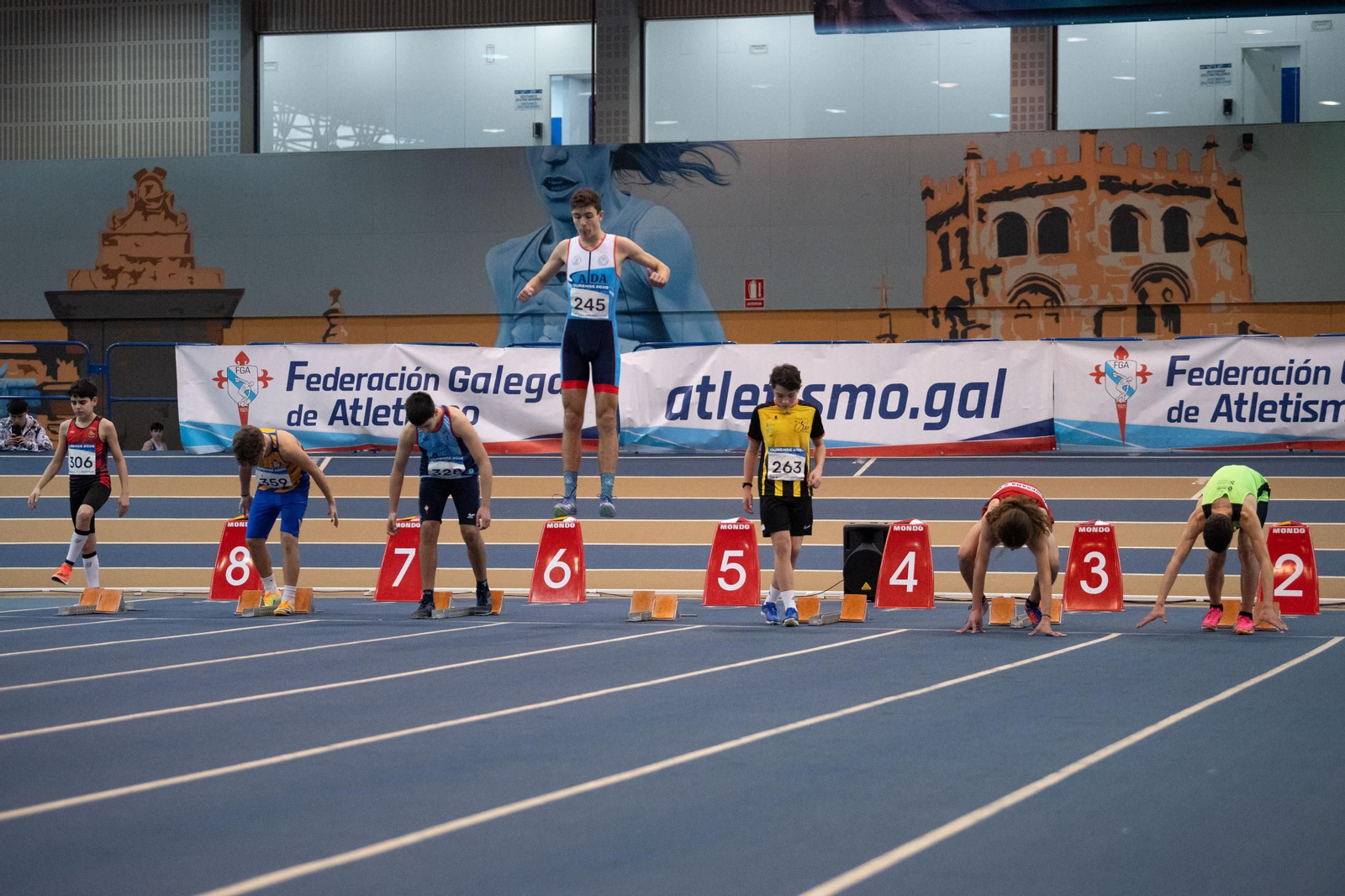 Galería | Los atletas gallegos sub-16 brillan durante el Campeonato Gallego de la categoría