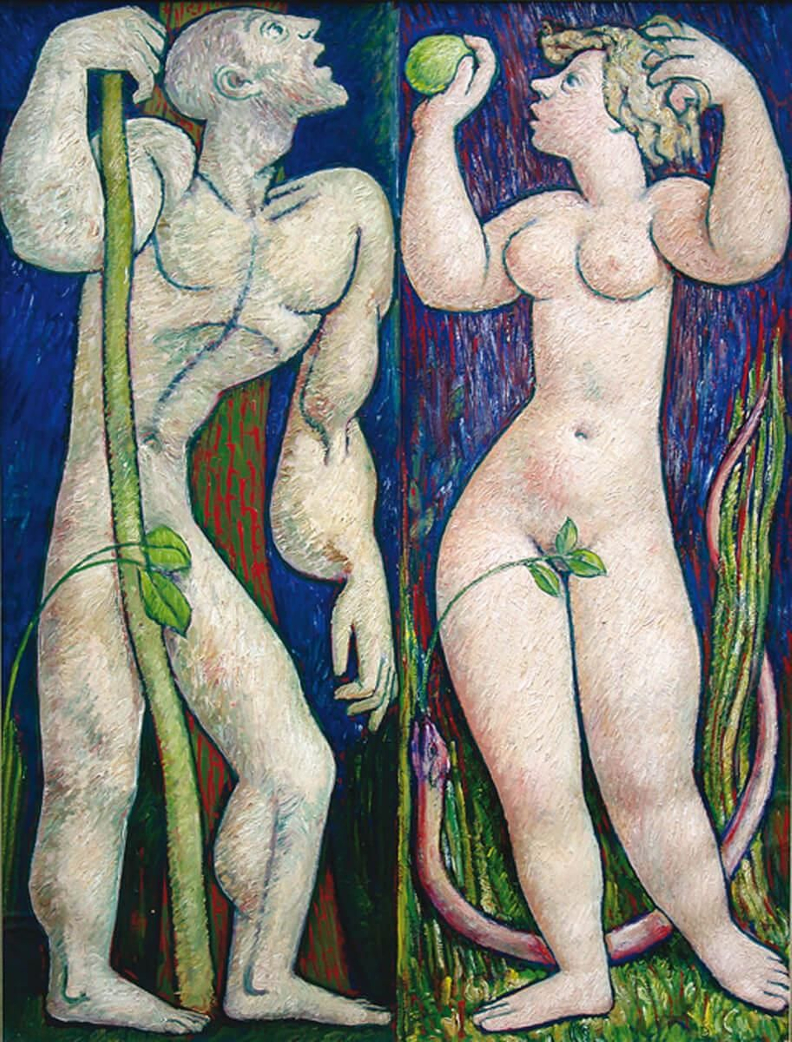 Adan e Eva, 1962. Colección particular de Isaac Díaz Pardo.