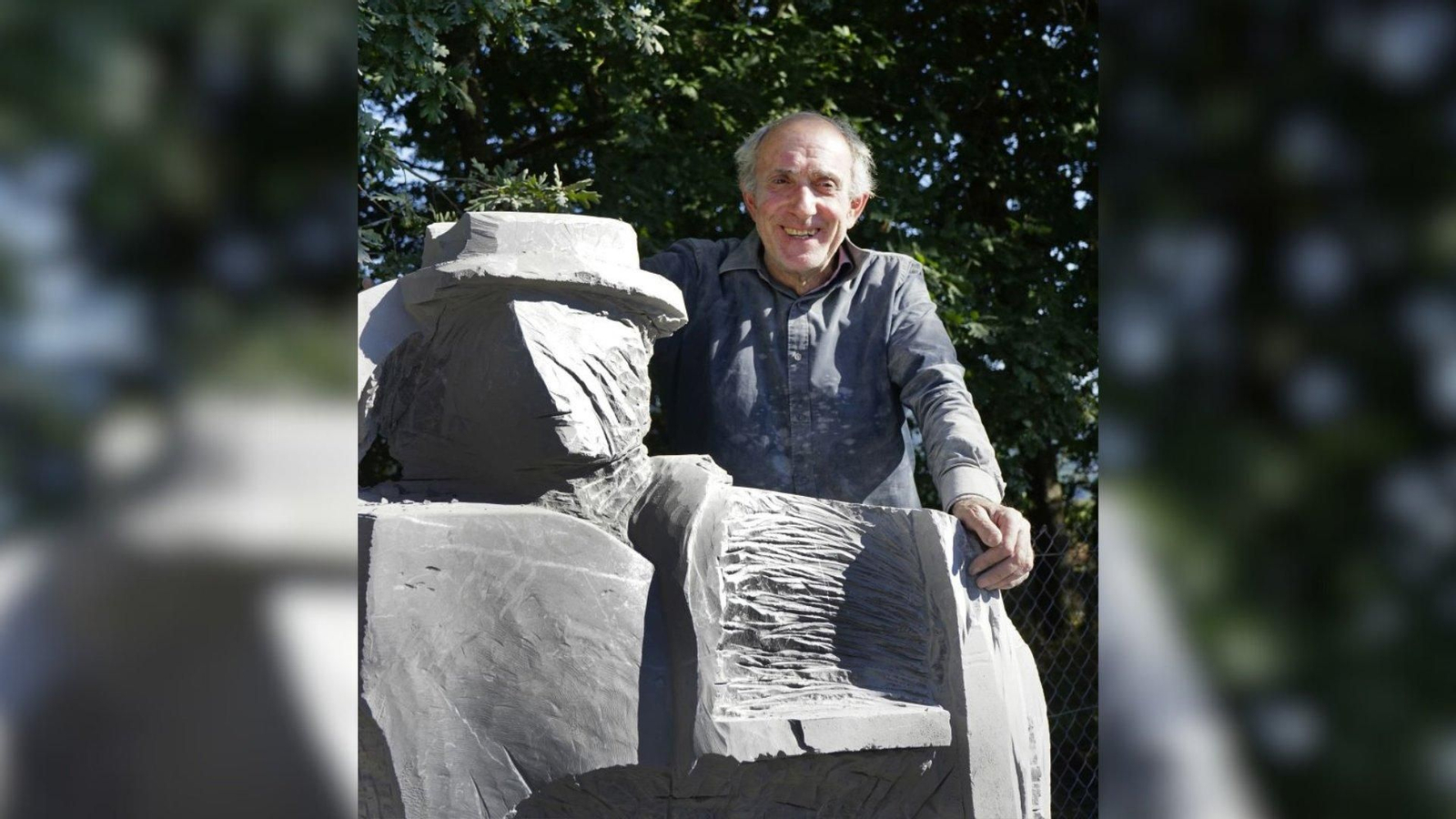 El escultor, luthier y pintor Arturo Andrade. (Foto: Marcos Atrio)