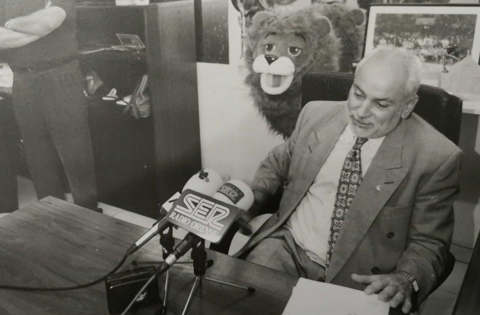 José Luis Gómez Barril, en una imagen de archivo en los años 90, cuando el Ourense FS estaba en la élite (ARCHIVO).