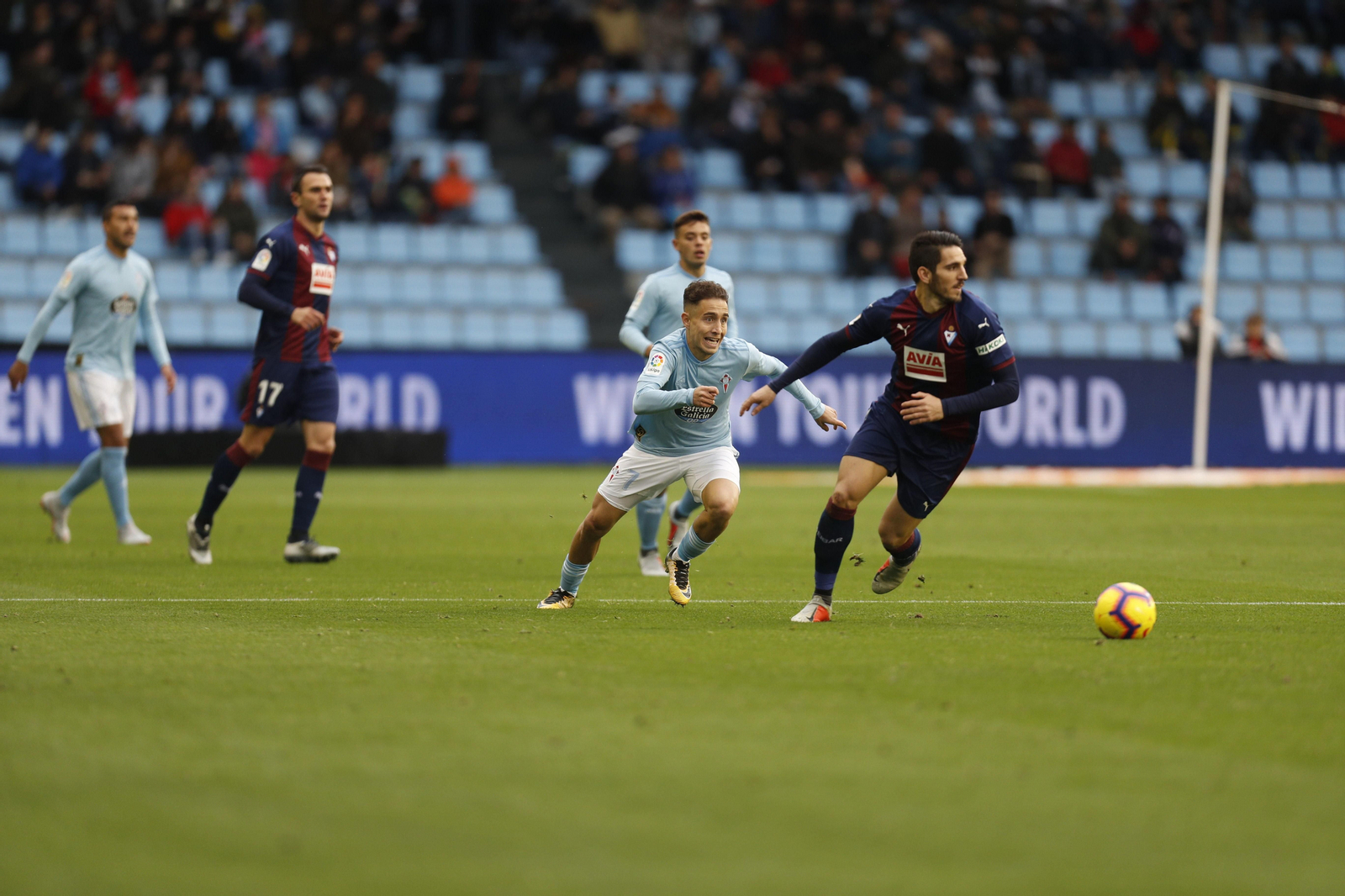 Emre Mor fue clave en el tercer tanto del Celta ayer.