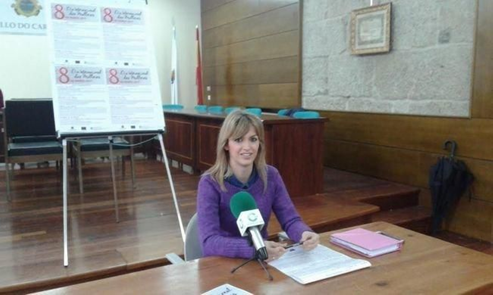 A concelleira de Igualdade, Marina Ortega.