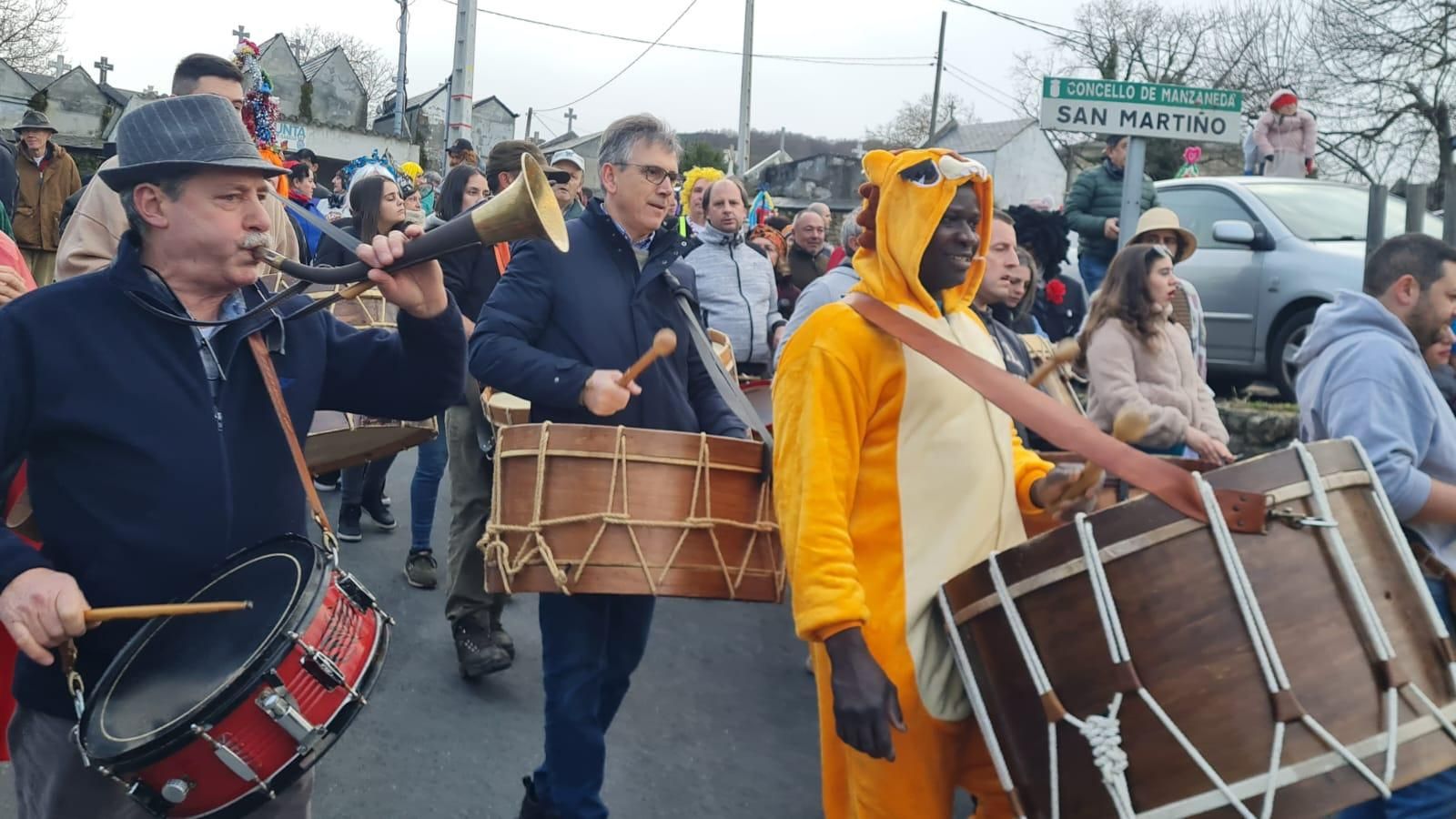 Tradición no domingo gordo de San Martiño