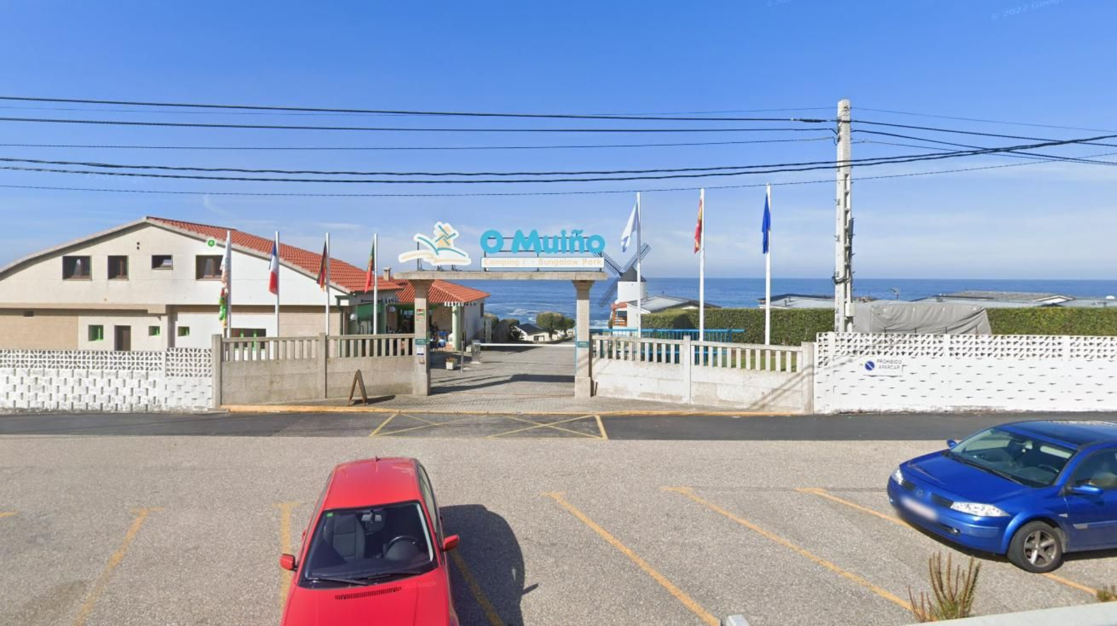 Camping O Muiño, Oia, el lugar en el que se produjo el asesinato.