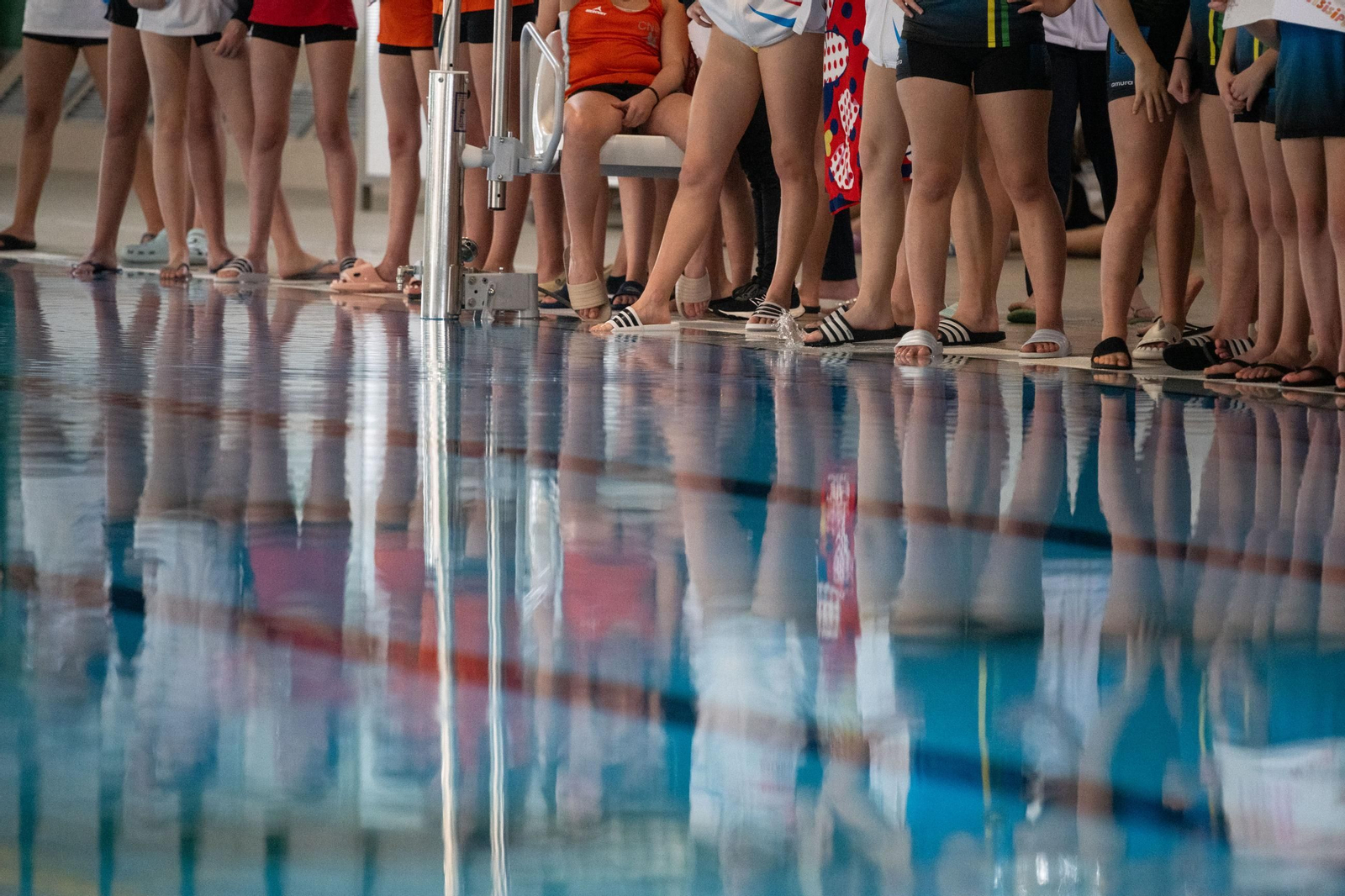 Galería |  La natación artística celebra su Campeonato Gallego de Invierno en Os Remedios