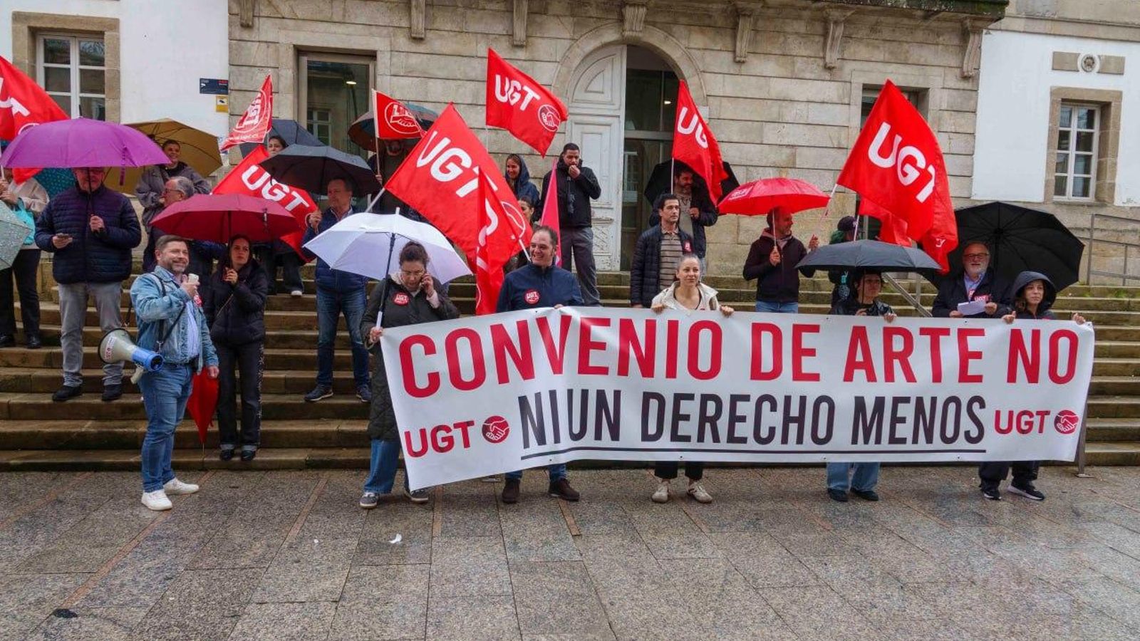 Concentración en Príncipe convocada por UGT.