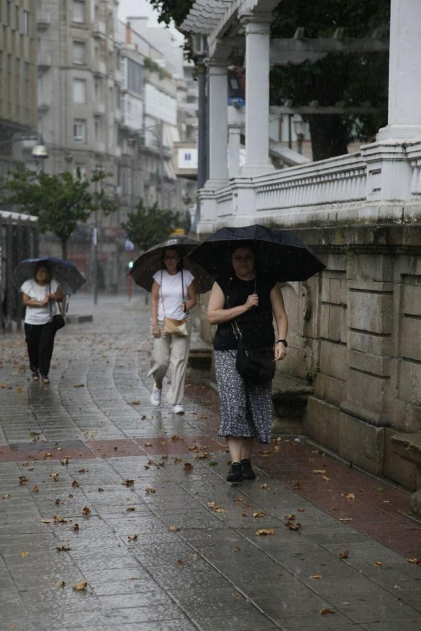 Paraguas para resguardarse de la lluvia